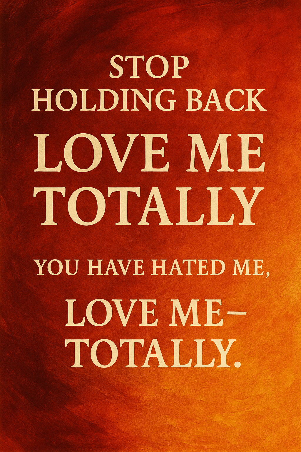 Surrender.